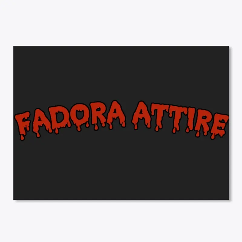 FADORA ATTIRE halloween drop